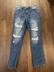 Women’s Tricot By C’est Toi Distressed Jeans Sz. 7/27 - Picture 1 of 8
