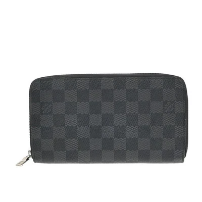 LOUIS VUITTON Organizador Cremallera Casi Nuevo Cartera Larga Damier Grafito BK N60111 39KP132 Foto 1 de 4