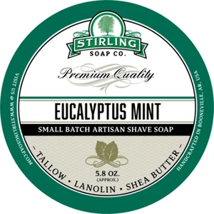 Stirling Soap Co. Eucalyptus Mint Shaving Collection - Picture 1 of 3