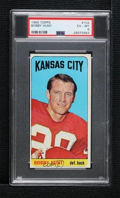1965 Topps Bobby Hunt #104 PSA 6 - Image 1 of 2