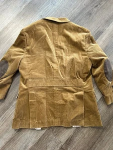 Brooks Brothers Regent Bronceado Ancho Pana Codo Parche Chaqueta Norfolk 44R - Imagen 1 de 9