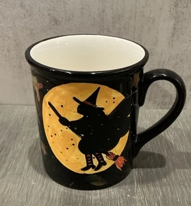 Taza Bruja Halloween Susan Winget Taza de Café Escoba Espeluznante Certificada Internacional - Imagen 1 de 8