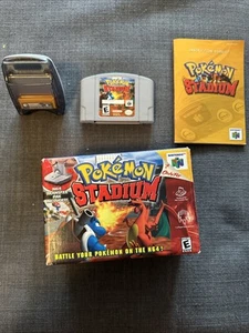 Pokemon Stadium N64 CIB Transfer pak, Manual - Picture 1 of 5