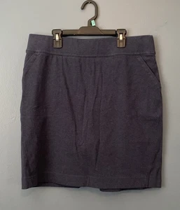 EUC Duluth Trading Co. Damen NoGA natürliche Baumwolle Skort blau L - Bild 1 von 4