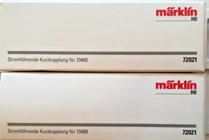 Märklin H0,  2 x stromführende Kurzkupplung, Nr.: 72021, neu, 0VP - Bild 1 von 1