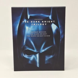 The Dark Knight Trilogy (Blu-ray Disc, 2012) 5 Disc with Artwork Book - Picture 1 of 11
