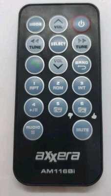 Original Axxera AM116Bi Remote Control - Image 1 of 3