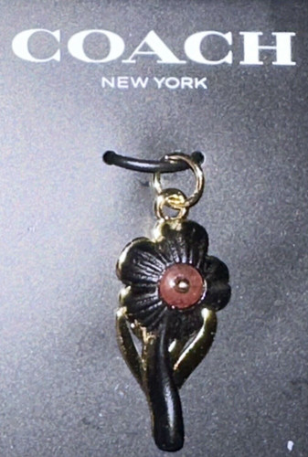 Grazioso ciondolo fiore Coach per collana nuovo