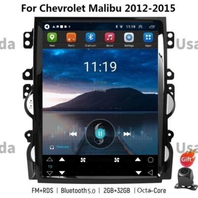 Para Chevrolet Malibu 2012-2015 12.1" Coche Automotriz GPS Navegación Estéreo 2+32G Foto 1 de 4