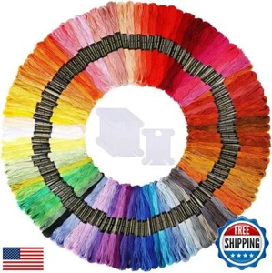 Caydo Embroidery Floss 126 Skeins Embroidery Thread, Color Friendship Bracele - Picture 1 of 5