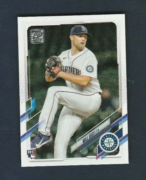 2021 Topps Update Series Rookie Card RC # US3 Will Vest - Image 1 of 1
