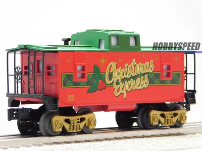 LIONEL CHRISTMAS CELEBRATION CABOOSE w INTERIOR LIGHTS O GAUGE 2223020-C NEW - Image 1 of 4