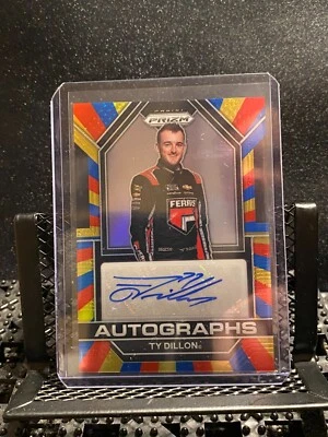 Ty Dillon  2023 Prizm - Autographs Rainbow Prizm # 04/24 - Auto - Image 1 of 2