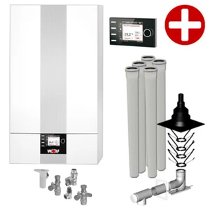 Plus+Paket Gas-Brennwerttherme Wolf CGB-2-20 4,4-20,4 kW ohne Speicher - Bild 1 von 5