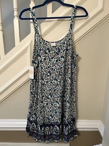 NWT Bila Western/Bohemian Floral Print Midi Dress, Women’s Large, New with Tags - Picture 1 of 5