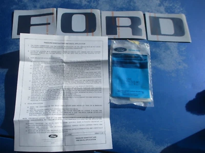 Camión Ford Serie F 1987 87 como nuevo Fomoco puerta trasera emblema calcomanías conjunto E7tz-9942528-BP Foto 1 de 4