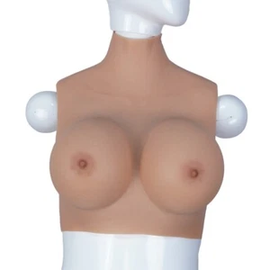 Realistic Silicone Breast Forms Fake Boobs For Crossdresser Drag Queen E Cup - Picture 1 of 8