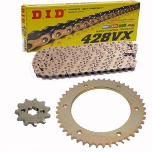 Kit de Cadena Hyosung Xrx 125 Super Motard 07-14 DID 428VX G&b Gold 132 Offe - Picture 1 of 4