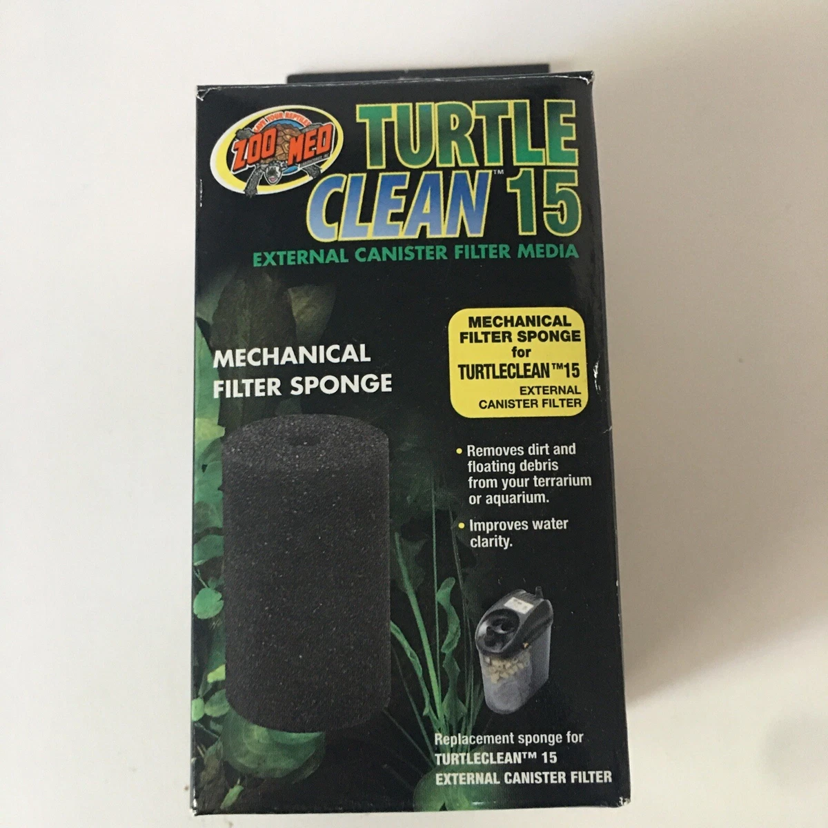 Vivarium Water Filter Zoo Med Turtle Clean 15gal Canister Filter For ...