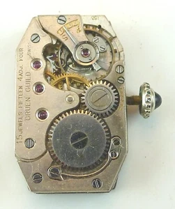 Vintage Gruen Guild 15 Juwel Armbanduhr Uhrwerk - Teile Reparatur - kaputte Balance - Bild 1 von 7