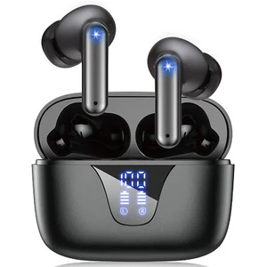 Wireless Earbuds A1 Stereo Earphones Bluetooth Headphones w/Charging Case -Black - Picture 1 of 3