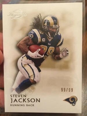 Steven Jackson 2011 Topps Legends #132 St Louis Rams ¡inserto 99/99! ¡ÚLTIMO ESTAMPADO! Foto 1 de 2