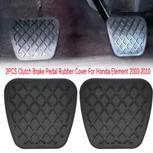 Cubierta de pastillas de repuesto de goma para pedal de embrague de freno 2 piezas para Honda Element 2003-10 - Imagen 1 de 11