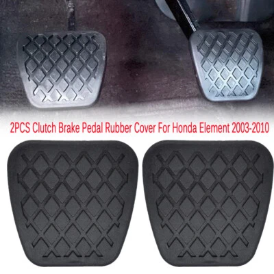 2Pcs Brake Clutch Pedal Rubber Replacement Pads Cover For Honda Element 2003-10 - Imagem 1 de 4