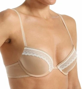 NEW CALVIN KLEIN BARE SIGNATURE PLUNGE PUSH UP BRA SIZE 12DD / 34DD RRP $79.95 - Picture 1 of 2