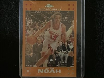 2007-08 Topps cromo naranja refractor/199 Joakim Noah #146 novato radiocontrol Foto 1 de 2