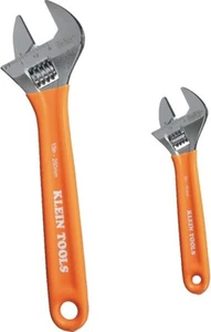 Klein Tools D5072 Adjustable Wrench Set, 6-Inch and 10-Inch, 2 PC - Picture 1 of 8