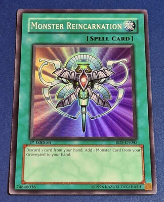 Monster Reincarnation # RDS-EN045 1.Edition Super Rare Rise of Destiny N.Mi-Mi - Bild 1 von 4