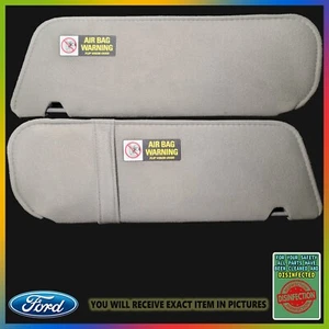 1989-2006 Ford Ranger Explorer Sun Visor Pair Set Driver Passenger Left Right - Picture 1 of 5
