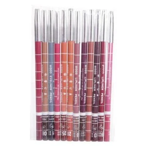 12pcs Women's Professional Makeup Lipliner Waterproof Lip Liner Pencil Set - Picture 1 of 7