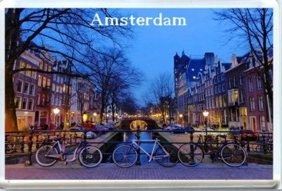 AMSTERDAM, NETHERLANDS FRIDGE MAGNET-6