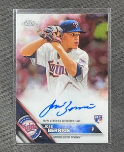 Autógrafo de novato Topps Chrome 2016 José Berríos #RA-JOS (RC) - Imagen 1 de 2
