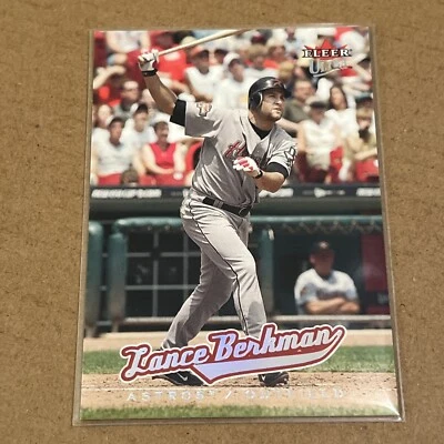 2005 Fleer Ultra - #196 Lance Berkman Houston Astros - Image 1 of 2