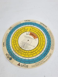 Vintage Pratt & Whitney Aircraft Gas Turbine Computer 1957 -NO Sleeve - Picture 1 of 2