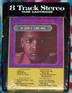 ELMORE JAMES The Legend Of Elmore James UNITED RECORDS 1969 8-Track Tape SEALED - Picture 1 of 2