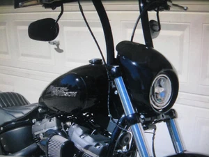 Lampenmaske Harley Universal Sportster Mit Halter für Scheinwerfer - Bild 1 von 6