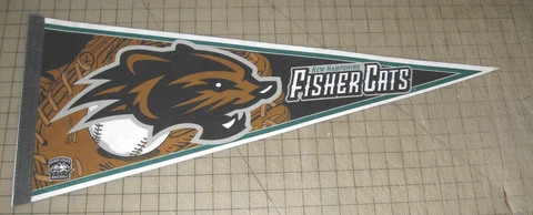 2004-2007  New Hampshire FISHER CATS 30" Pennant - Minor League Baseball Cover