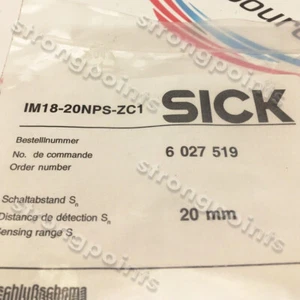 SICK IM18-20NPS-ZC1 INDUCTIVE PROXIMITY SENSOR FACTORY SEALED - Picture 1 of 1