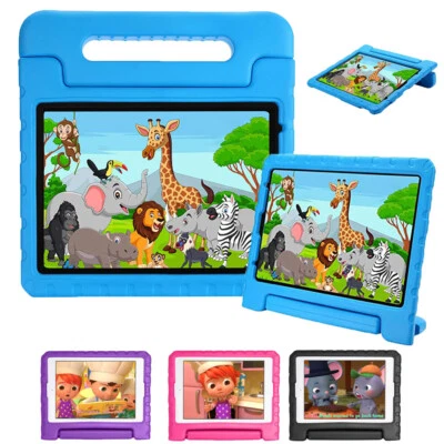 For iPad 5th 6th 7th 8th 9th 10th 11th Gen 2025 Kids Shockproof Stand Case Cover - Image 1 of 4
