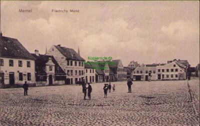 156499 AK Memel Litauen Ostpreußen Klaipeda 1915 Friedrichs Markt - Bild 1 von 2