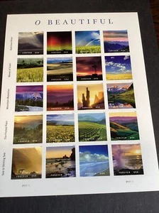 Scott #5298 O Beautiful Sheet of 20 Forever Stamps - MNH-2018-US - Picture 1 of 1