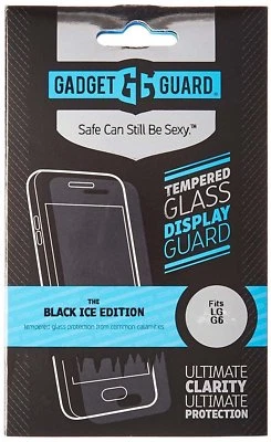 Protector de Pantalla para LG G6 Black Ice Edition Cristal Templado Gadget Protector Transparente  Foto 1 de 2