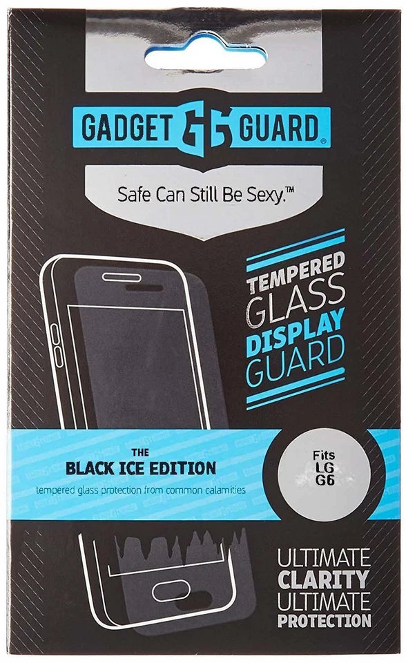 Screen Protector for LG G6 Black Ice Edition Tempered Glass Gadget Guard  Clear  - Image 1 of 2