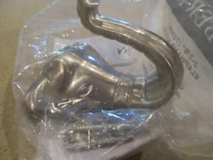 LIBERTY 2-7/8 " (72MM) ELEPHANT HOOK SATIN NICKEL (1) - Picture 1 of 3