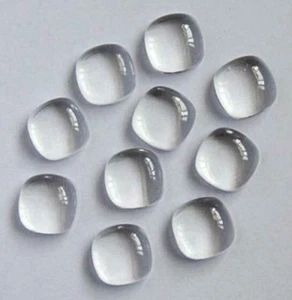 Natural White Topaz Cushion Loose Gemstone Jewelry Size 3mm To 10mm - Picture 1 of 3