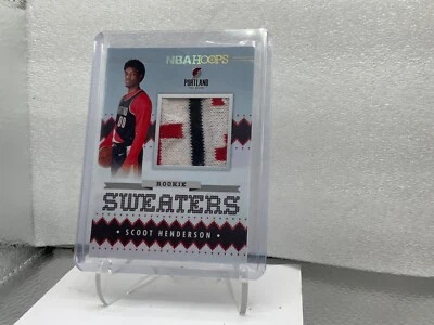 2023-24 Panini NBA Hoops - Rookie Sweaters #RSW-SCO Scoot Henderson AA66 - Image 1 of 2